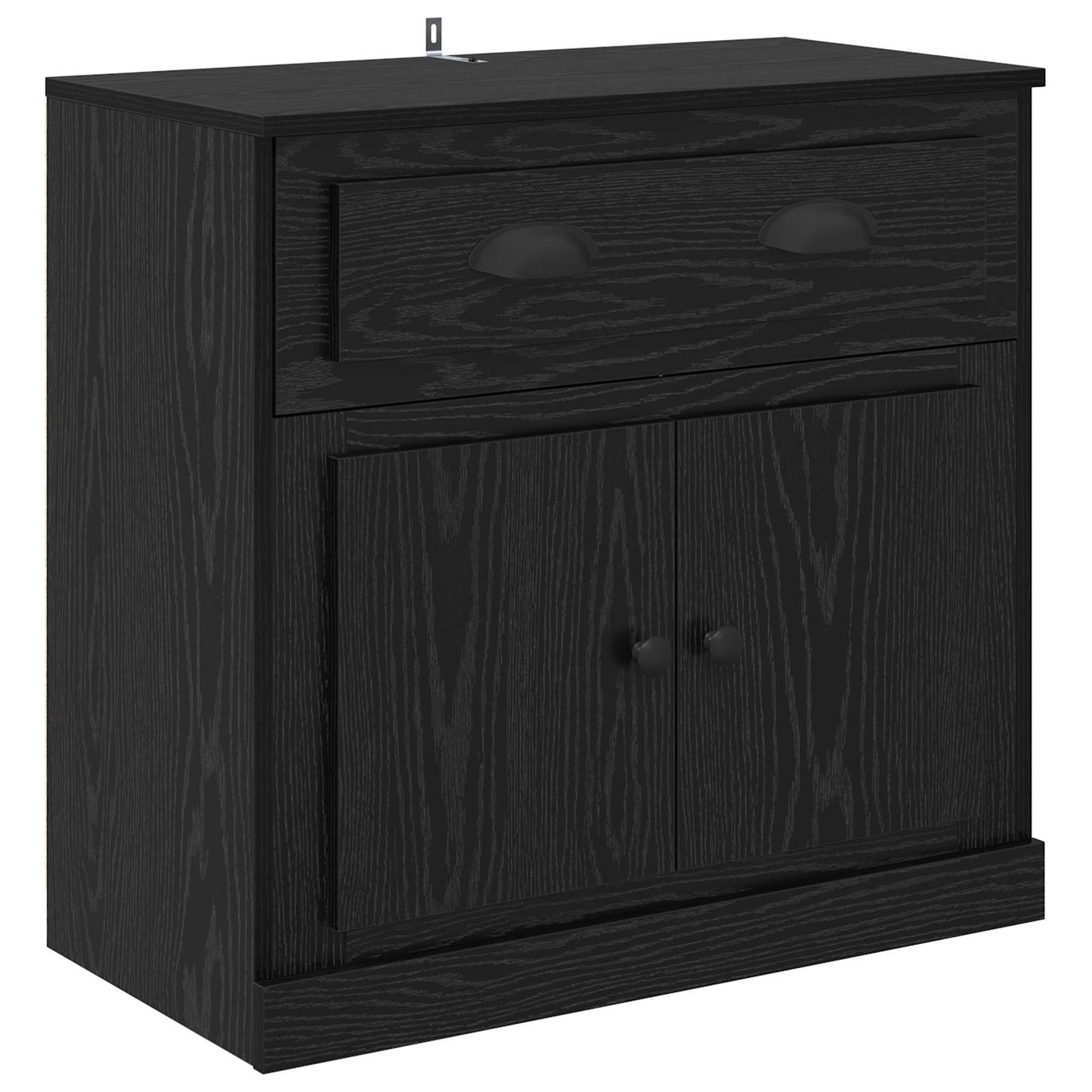 Highboard Sort eg 70 x 35,5 x 67,5 cm Konstrueret træ