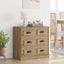 Sideboard Artisan Egetræ 70 x 35,5 x 67,5 cm Konstrueret træ