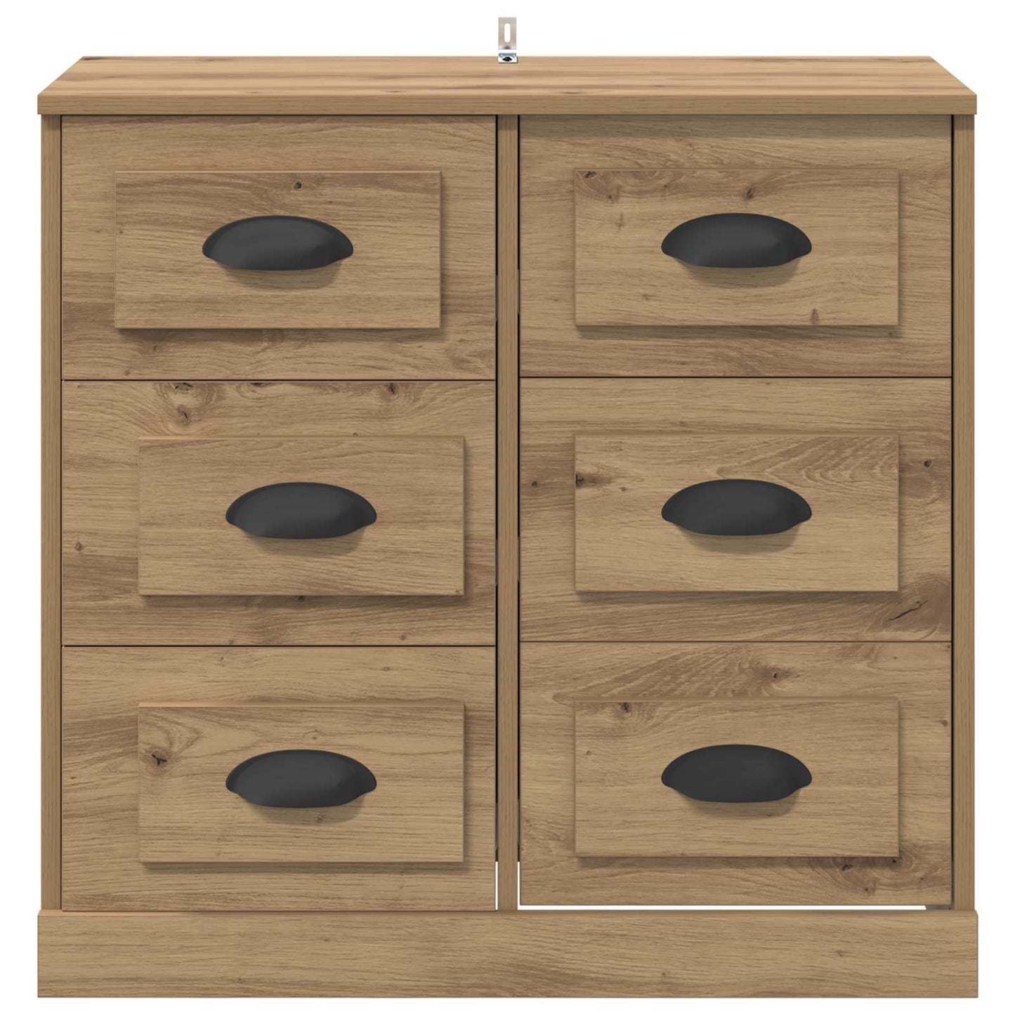 Sideboard Artisan Egetræ 70 x 35,5 x 67,5 cm Konstrueret træ