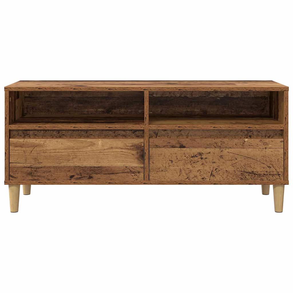 TV-skab Gammelt træ 100 x 34,5 x 44,5 cm Konstrueret træ