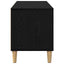 TV-skab med skuffe Sort eg 100 x 34,5 x 44,5 cm Konstrueret træ
