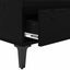 TV-skab Sort eg 100 x 34,5 x 44,5 cm Ingeniørt træ og jern