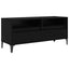 TV-skab Sort eg 100 x 34,5 x 44,5 cm Ingeniørt træ og jern