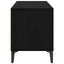 TV-skab Sort eg 100 x 34,5 x 44,5 cm Ingeniørt træ og jern