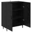 Sideboard Sort eg 69,5 x 34 x 90 cm Konstrueret træ