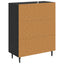 Sideboard Sort eg 69,5 x 34 x 90 cm Konstrueret træ