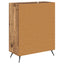 Skuffeskab Gammelt træ 69,5 x 34 x 90 cm Konstrueret træ