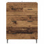 Sideboard Gammelt træ 69,5 x 34 x 90 cm Ingeniørt træ og jern