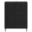 Sideboard Sort eg 69,5 x 34 x 90 cm Ingeniørt træ og jern