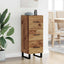Sideboard Gammelt træ 34,5 x 34 x 90 cm Ingeniørt træ og jern