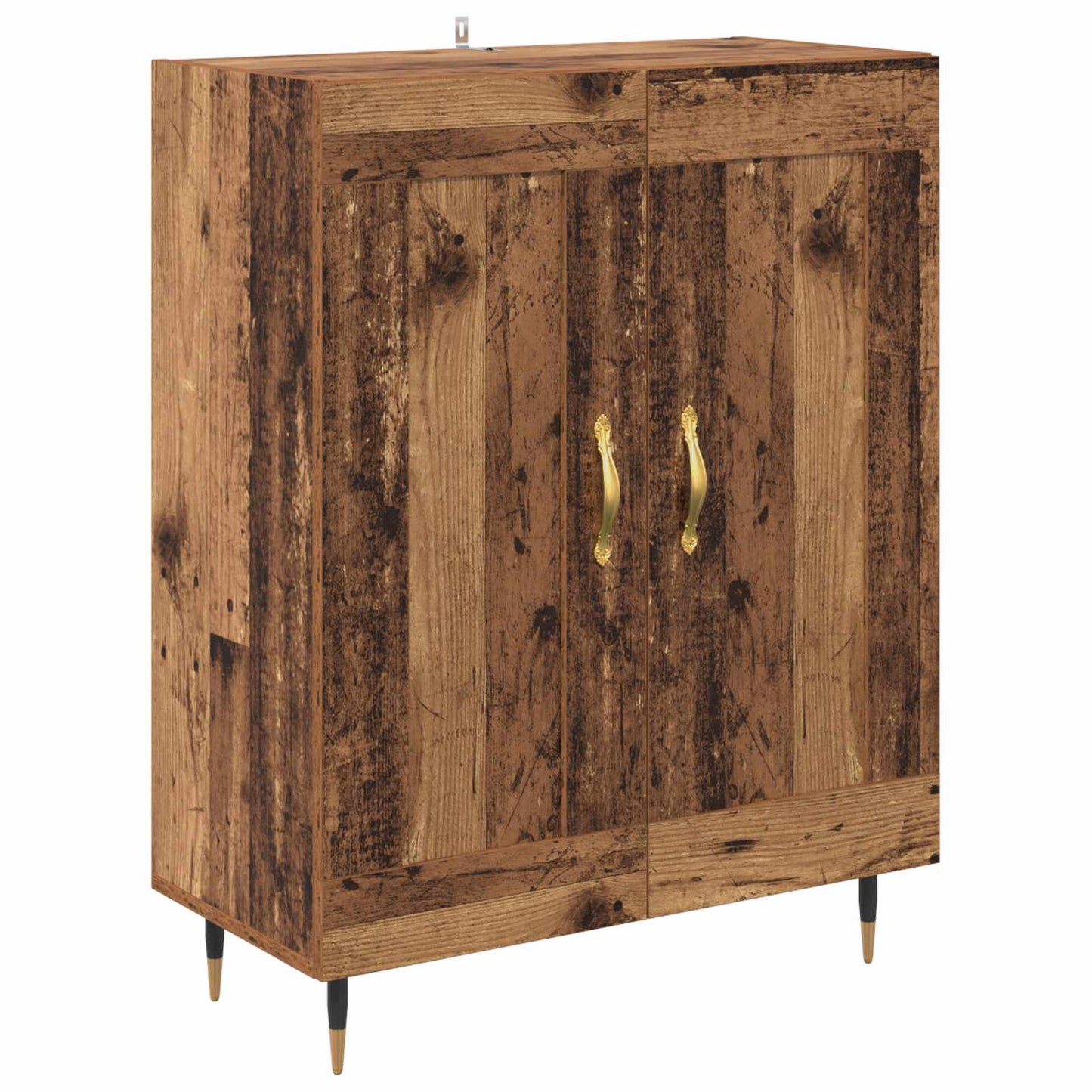 Sideboard Gammelt træ 69,5 x 34 x 90 cm Konstrueret træ