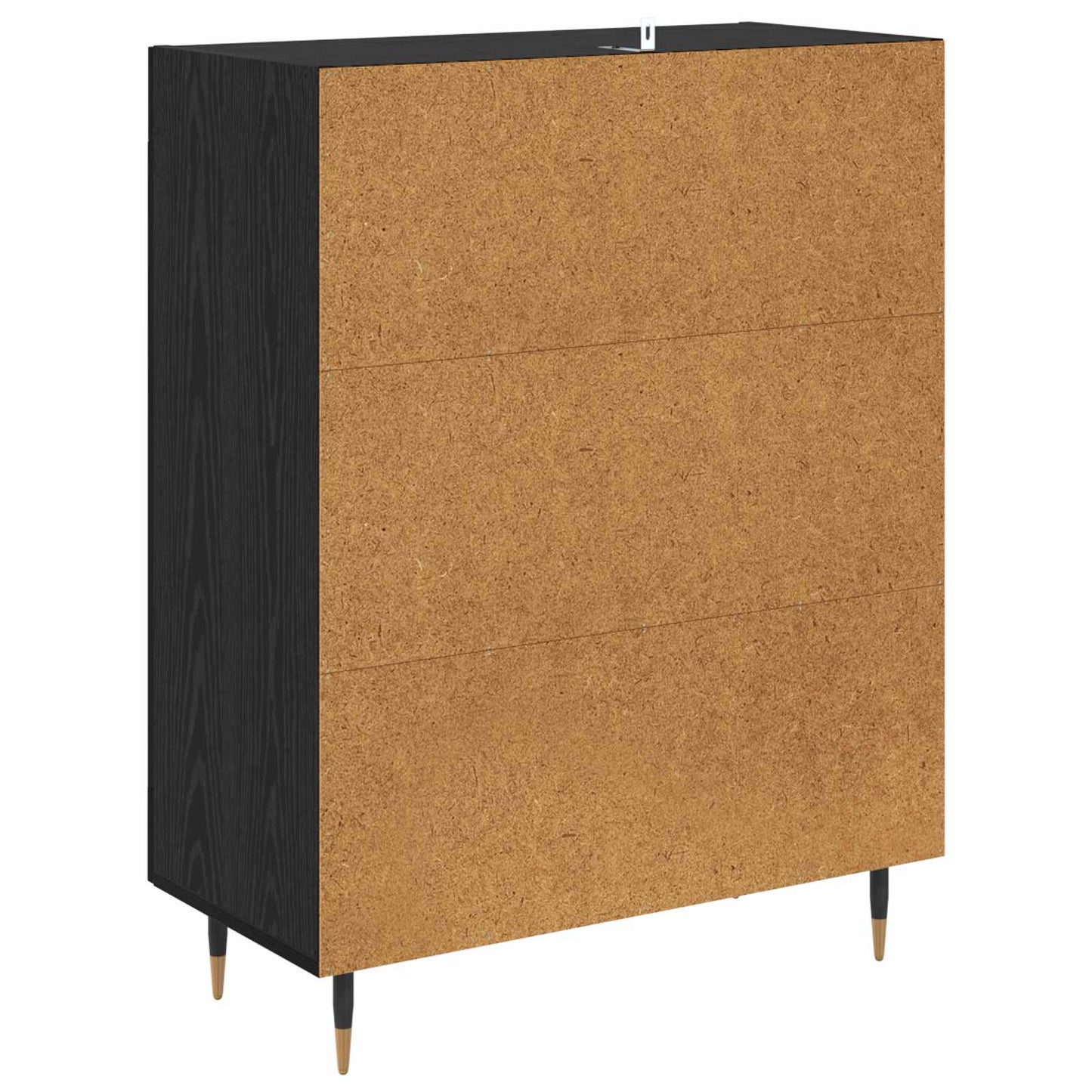 Sideboard Sort eg 69,5 x 34 x 90 cm Konstrueret træ