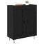Sideboard Sort eg 69,5 x 34 x 90 cm Ingeniørt træ og jern