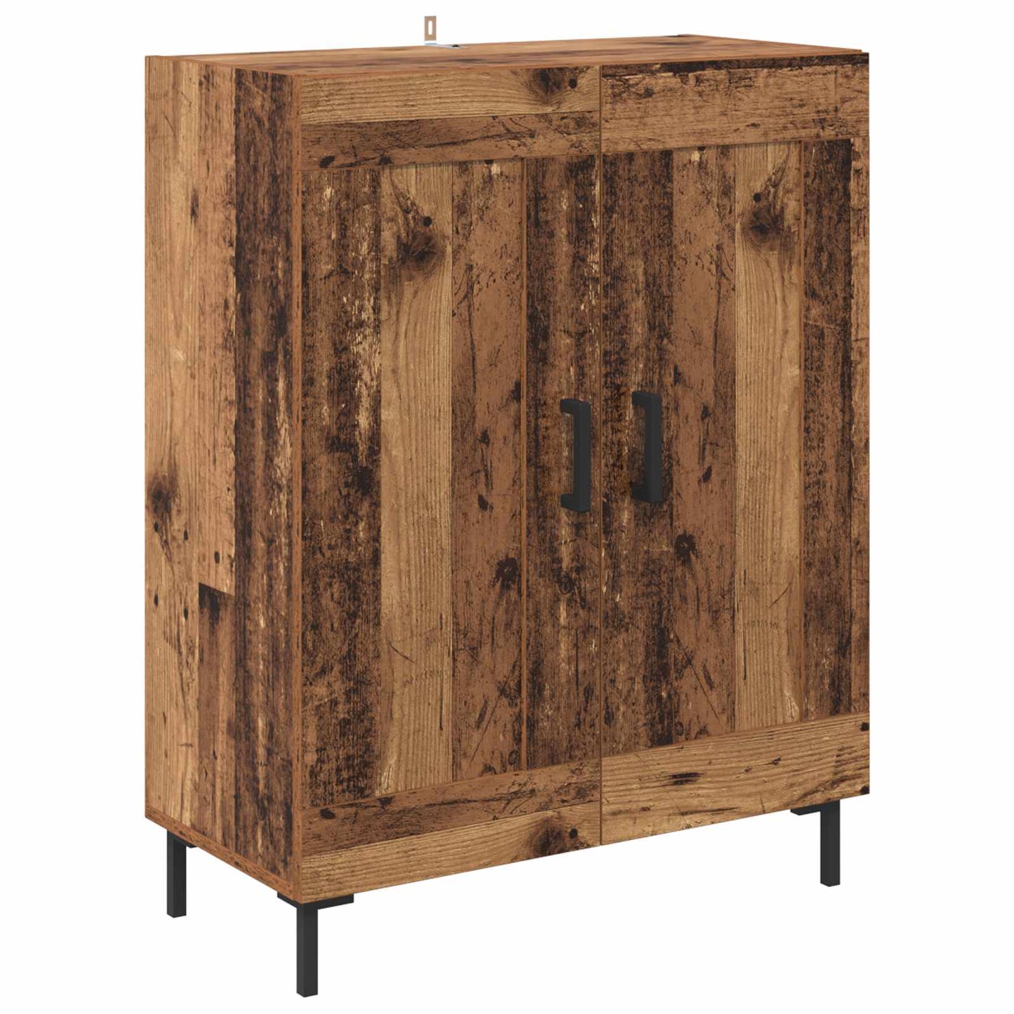 Sideboard Gammelt træ 69,5 x 34 x 90 cm Ingeniørt træ og jern