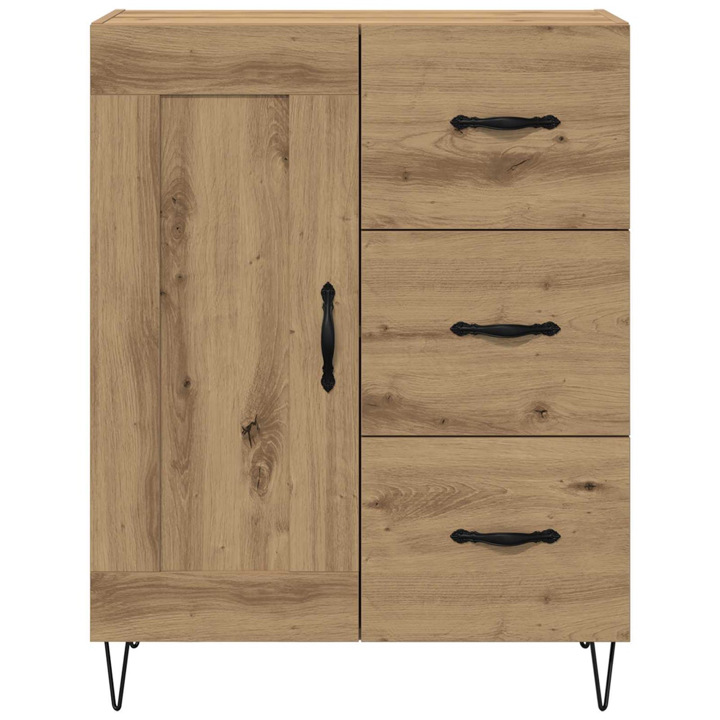 Sideboard Artisan Eg 69,5 x 34 x 90 cm Konstrueret træ