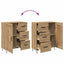 Sideboard Artisan Eg 69,5 x 34 x 90 cm Konstrueret træ