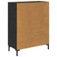 Sideboard Sort eg 69.5 x 34 x 90 cm Konstrueret træ