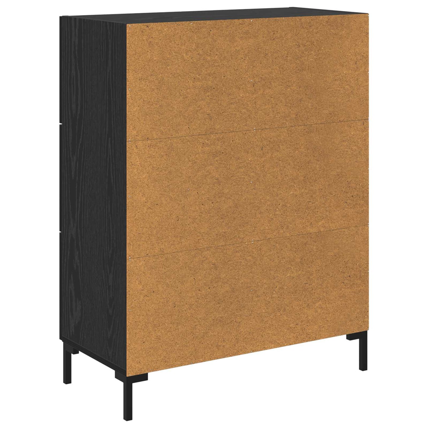 Sideboard Sort eg 69.5 x 34 x 90 cm Konstrueret træ
