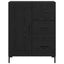 Sideboard Sort eg 69.5 x 34 x 90 cm Konstrueret træ