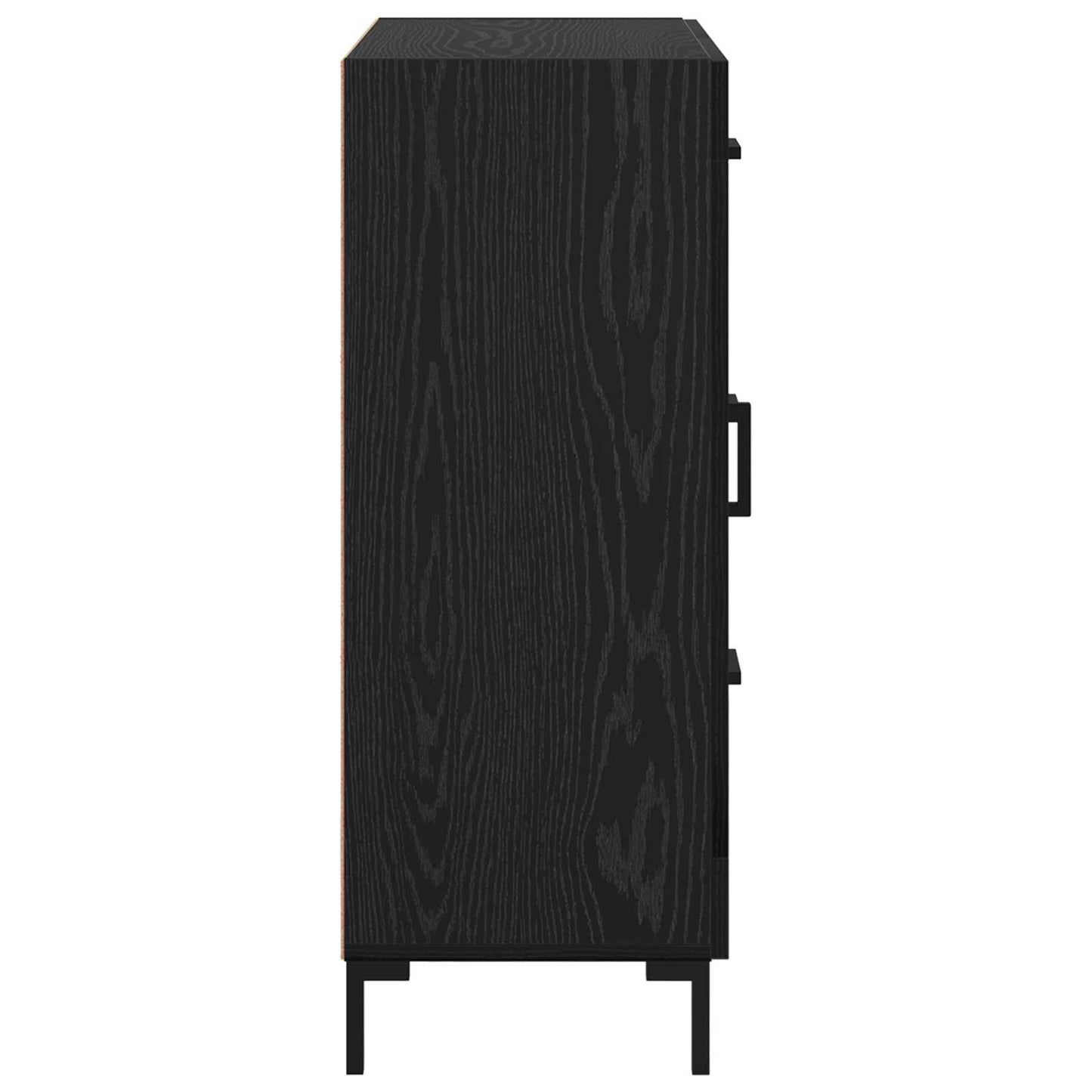 Sideboard Sort eg 69.5 x 34 x 90 cm Konstrueret træ