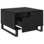 Sofabord Sort eg 55 x 55 x 36,5 cm Konstrueret træ