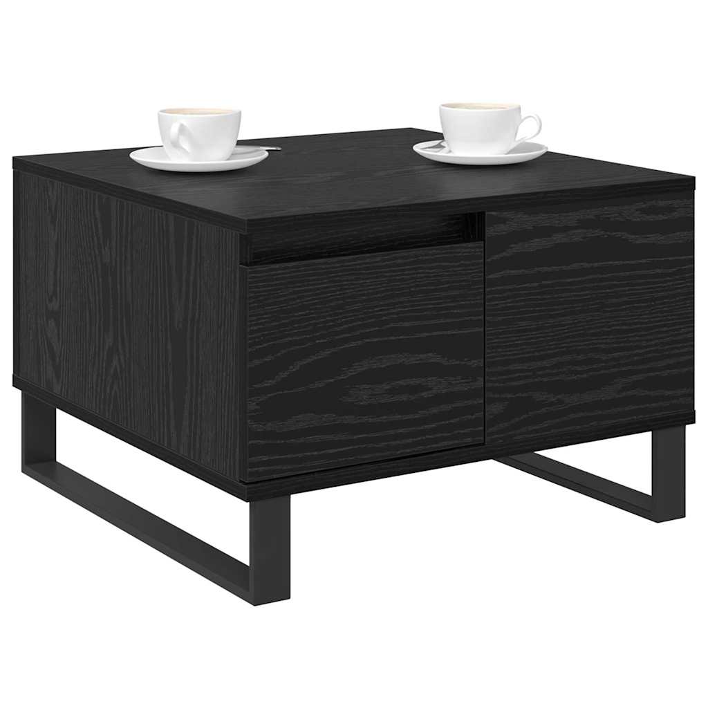 Sofabord Sort eg 55 x 55 x 36,5 cm Konstrueret træ