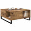 Sofabord Gammelt træ 80 x 80 x 36,5 cm Konstrueret træ