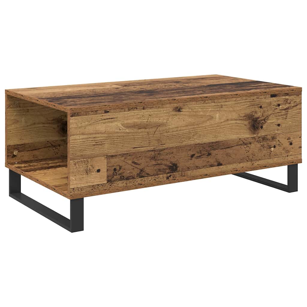 Sofabord Gammelt træ 90 x 50 x 36,5 cm Konstrueret træ