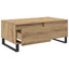 Sofabord Artisan Egetræ 90 x 50 x 36,5 cm Konstrueret træ