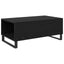 Sofabord Sort eg 90 x 50 x 36,5 cm Konstrueret træ