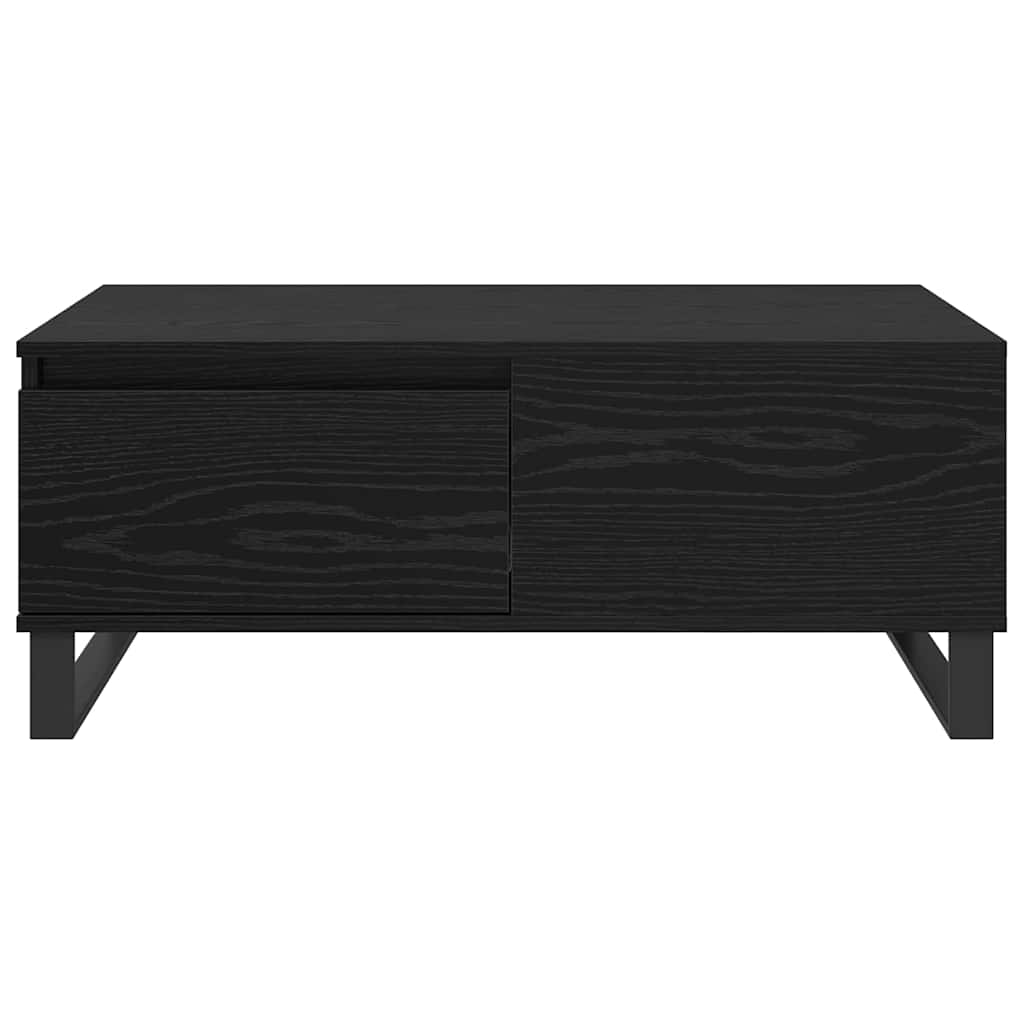 Sofabord Sort eg 90 x 50 x 36,5 cm Konstrueret træ
