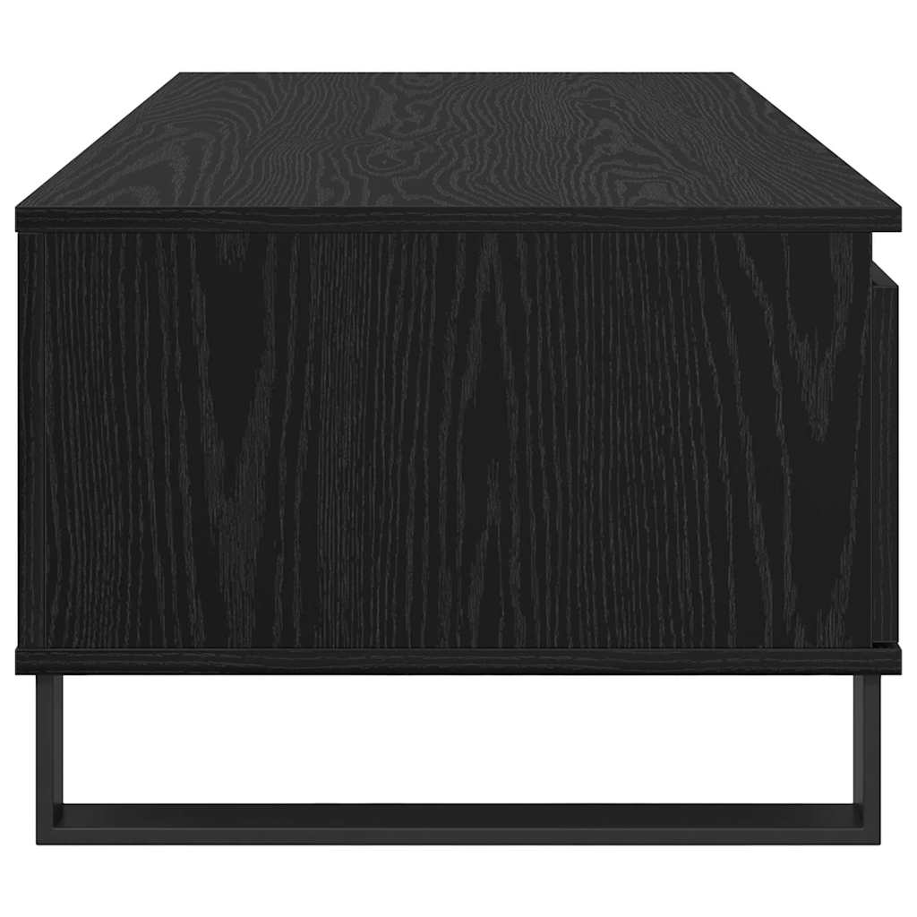 Sofabord Sort eg 90 x 50 x 36,5 cm Konstrueret træ