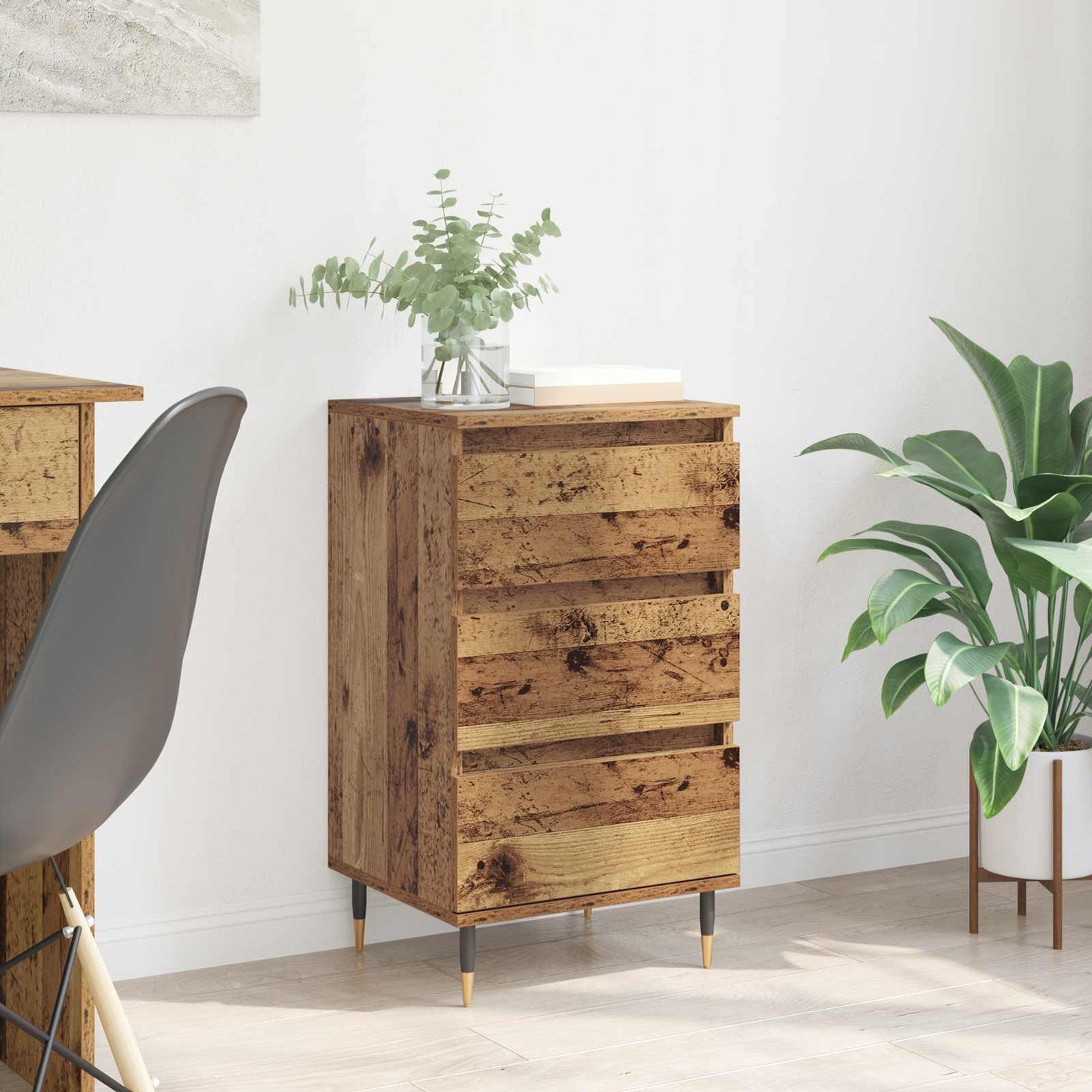 Sideboard Gammelt træ 35 x 40 x 70 cm Konstrueret træ