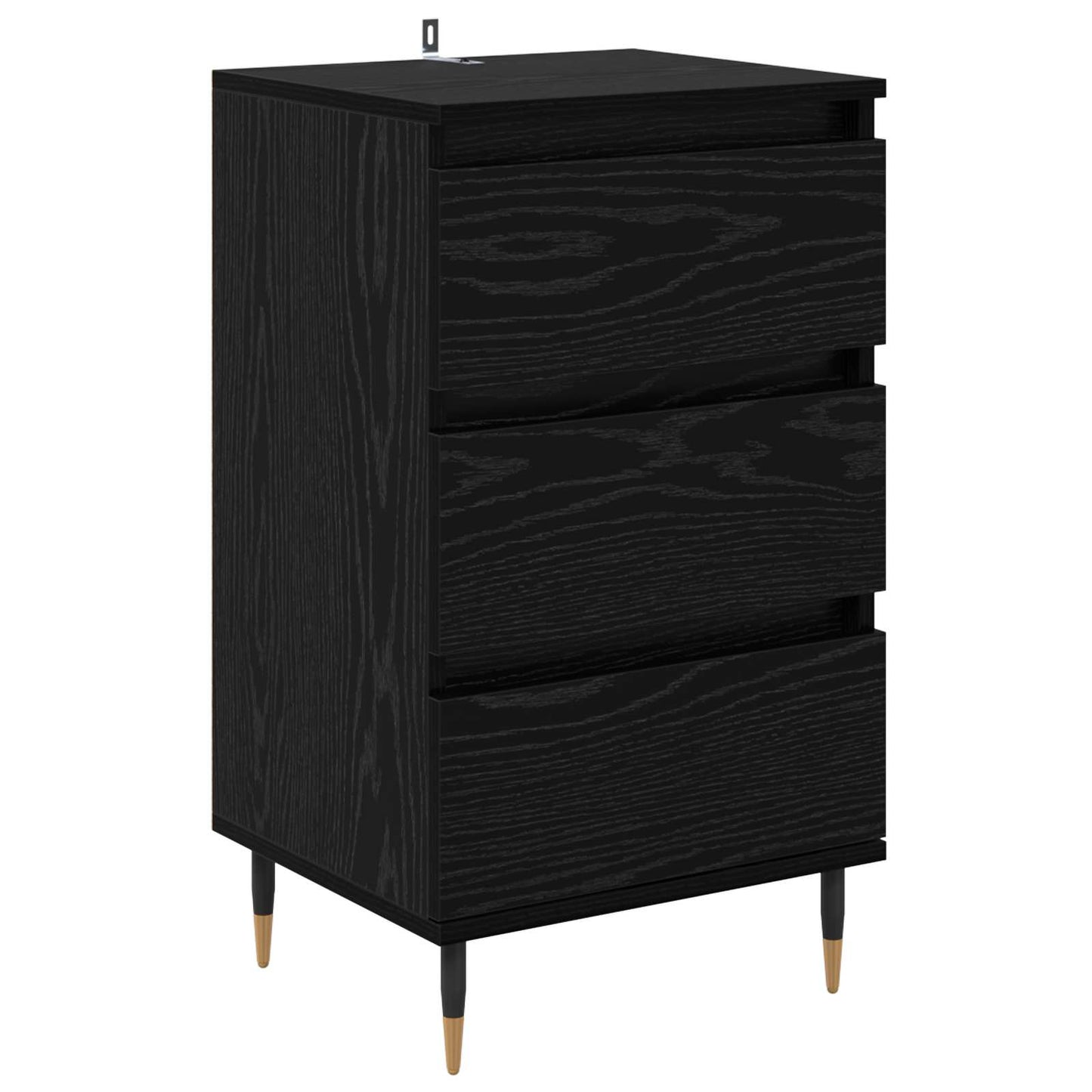 Sideboard Sort eg 35 x 40 x 70 cm Konstrueret træ