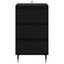 Sideboard med skuffe Sort eg 35 x 40 x 70 cm Konstrueret træ