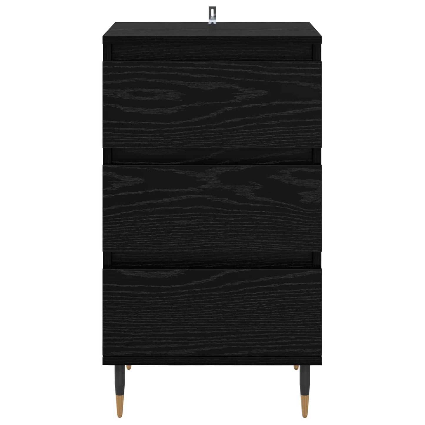 Sideboard Sort eg 35 x 40 x 70 cm Konstrueret træ