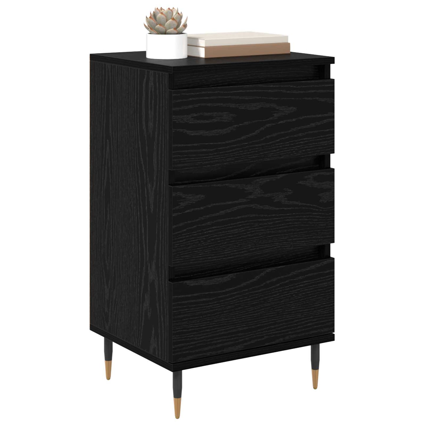 Sideboard Sort eg 35 x 40 x 70 cm Konstrueret træ