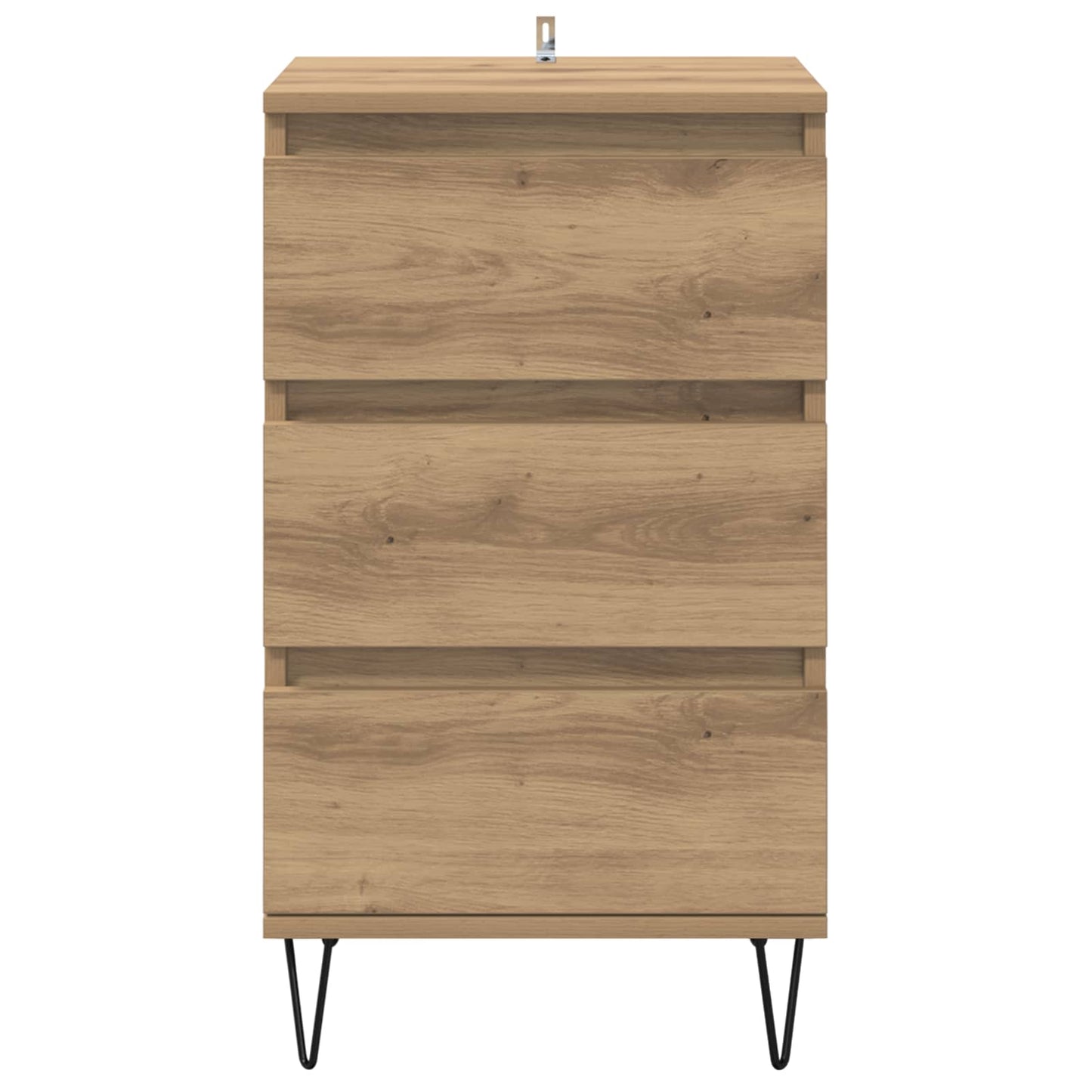 Sideboard Artisan Egetræ 40 x 35 x 70 cm Ingeniørt træ og jern