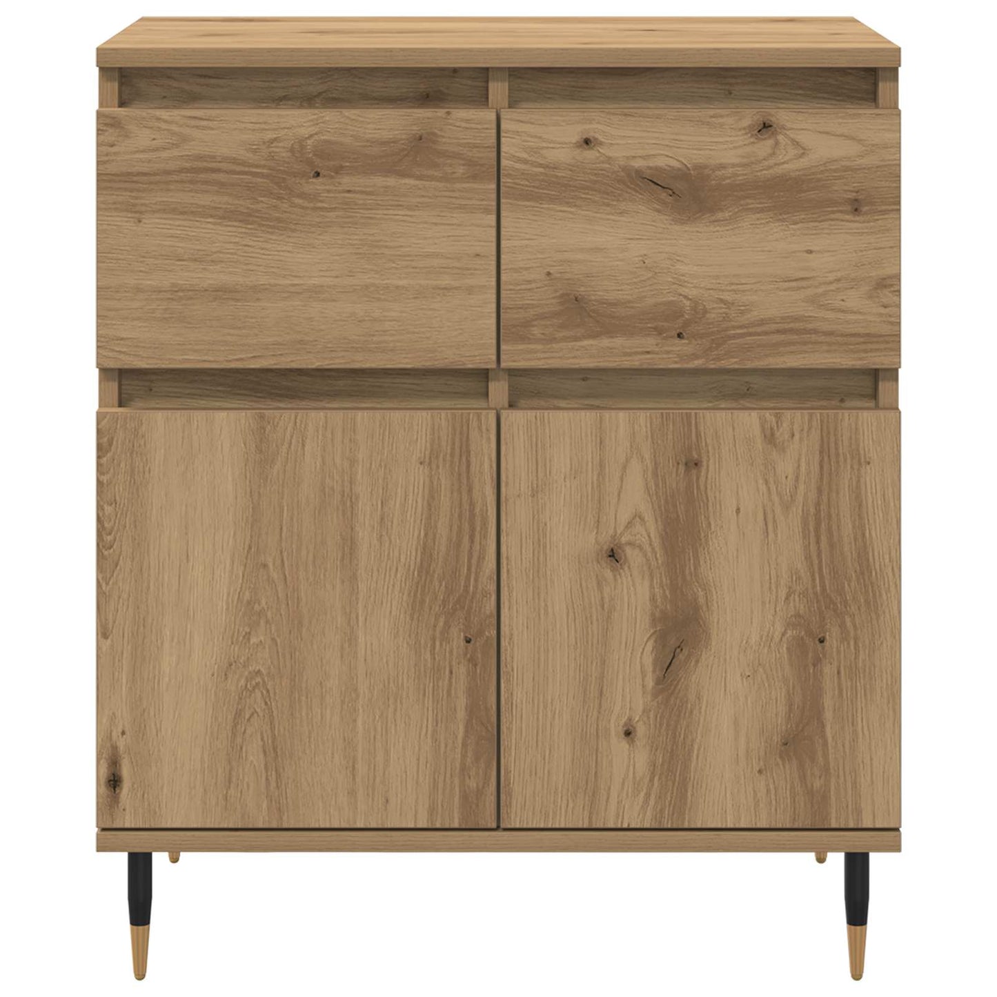 Sideboard Artisan Egetræ 60 x 35 x 70 cm Ingeniørt træ og jern