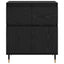 Sideboard Sort eg 60 x 35 x 70 cm Ingeniørt træ og jern