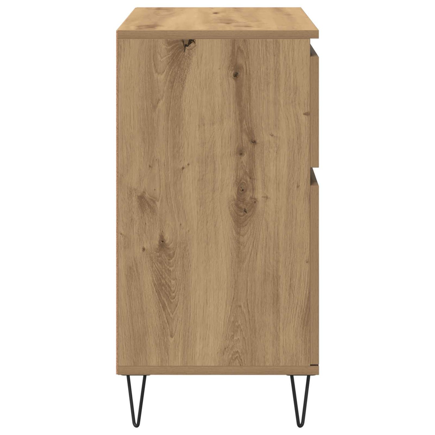 Sideboard Artisan Egetræ 60 x 35 x 70 cm Ingeniørt træ og jern
