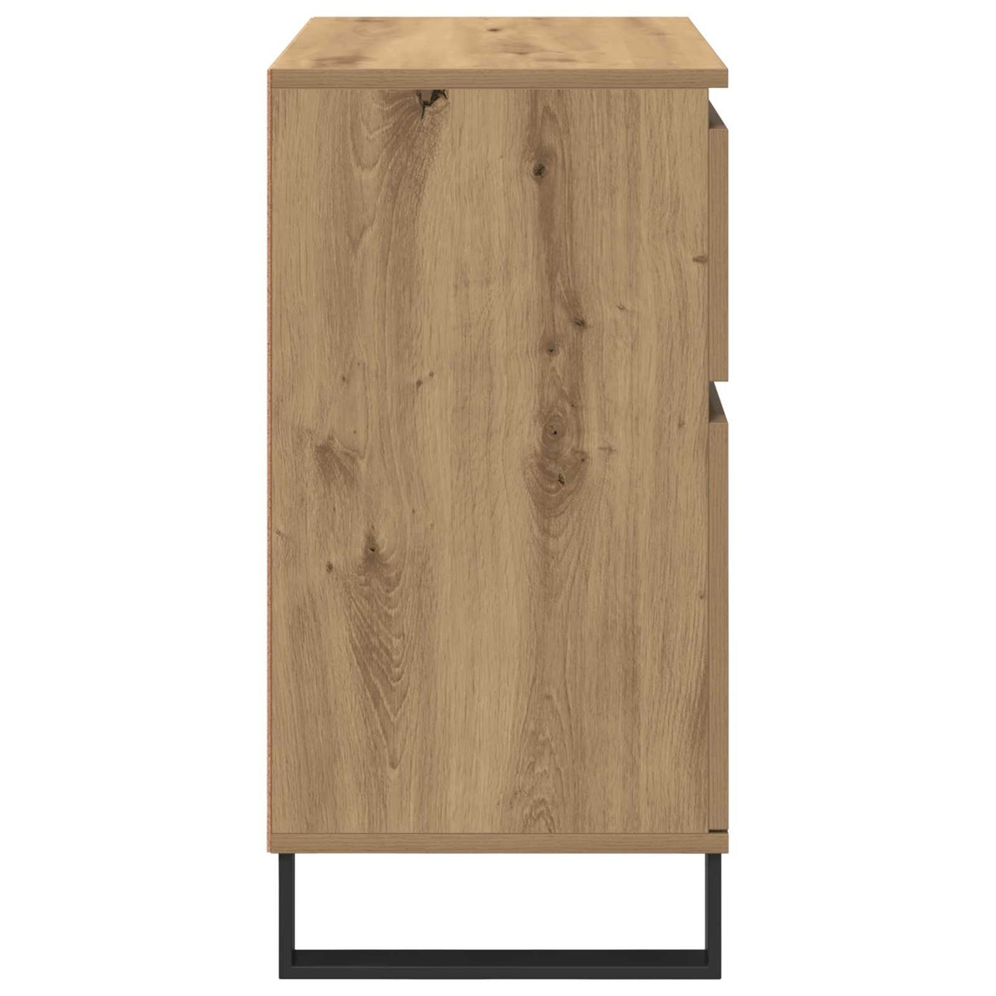 Sideboard Artisan Egetræ 60 x 35 x 70 cm Ingeniørt træ og jern