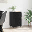 Sideboard Sort eg 40 x 35 x 70 cm Ingeniørt træ og jern