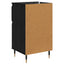 Sideboard Sort eg 40 x 35 x 70 cm Ingeniørt træ og jern