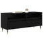 TV-skab Sort eg 100 x 34,5 x 44,5 cm Ingeniørt træ og jern