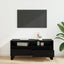 TV-skab Sort eg 100 x 34,5 x 44,5 cm Ingeniørt træ og jern