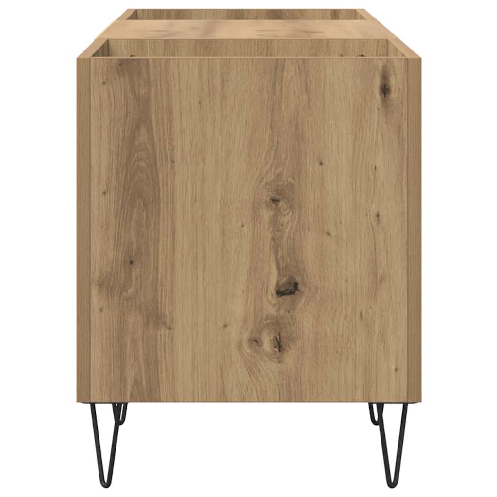 Pladeskab Artisan Egetræ 121 x 38 x 48 cm Ingeniørt træ og jern