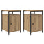 Natskab 2 pcs Artisan Egetræ 40 x 42 x 60cm Konstrueret træ