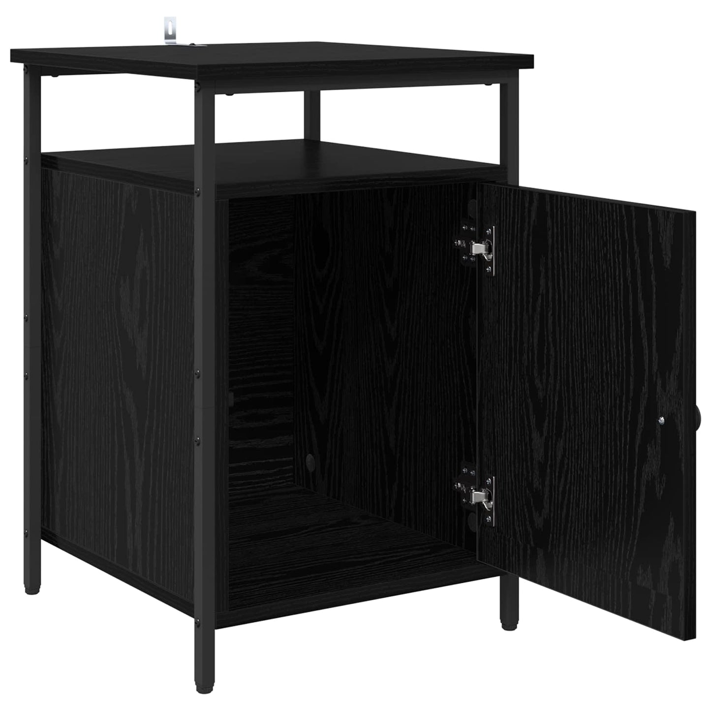 Natskab Sort eg 40 x 42 x 60cm Konstrueret træ