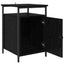 Natskab 2 pcs Sort eg 40 x 42 x 60cm Konstrueret træ